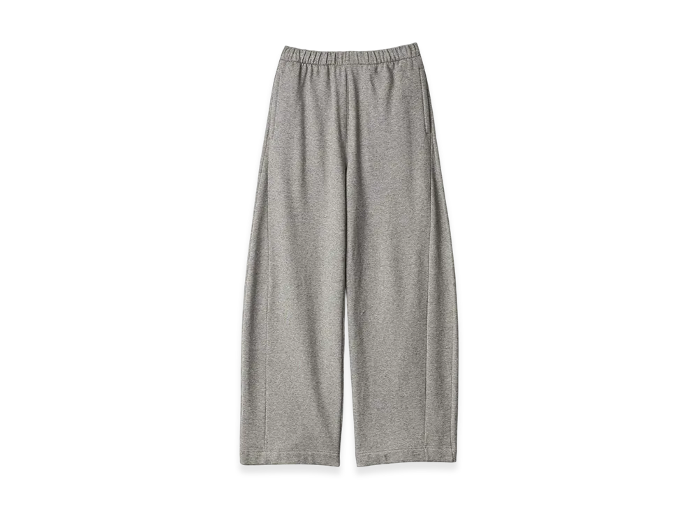 ssstein Yak/Cotton Sweat Easy Trousers "Top Grey"