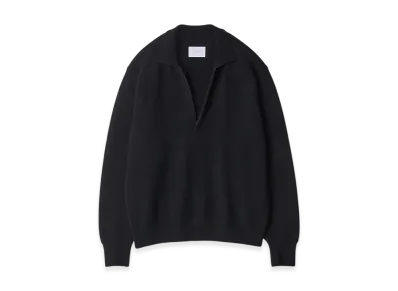 ssstein Extra Fine Wool Knit Skipper LS "Black"