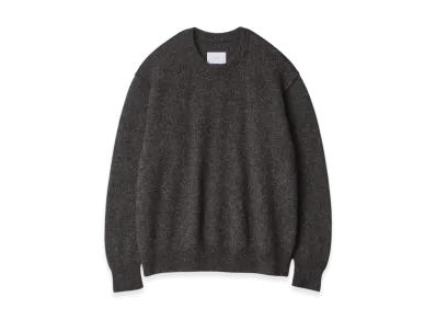 ssstein Wool/Alpaca Knit Crew Neck LS "Charcoal"