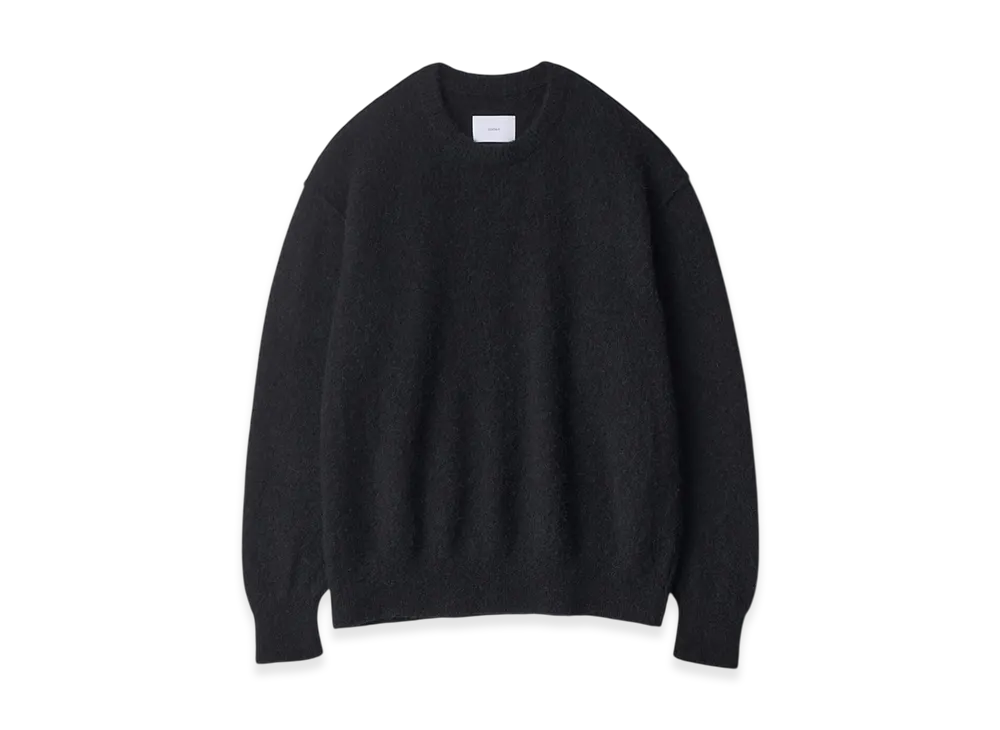 ssstein Wool/Alpaca Knit Crew Neck LS "Black"