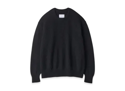 ssstein Wool/Alpaca Knit Crew Neck LS "Black"