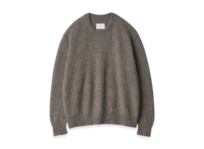 ssstein Wool/Alpaca Knit Crew Neck LS "Greige"