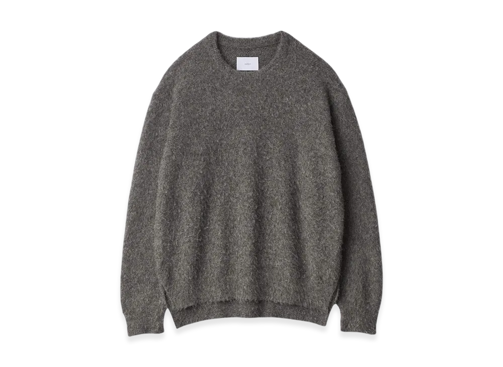 ssstein Wool/Alpaca Milled Knit Crew Neck LS "Grey"
