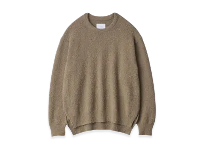 ssstein Wool/Alpaca Milled Knit Crew Neck LS "Beige"