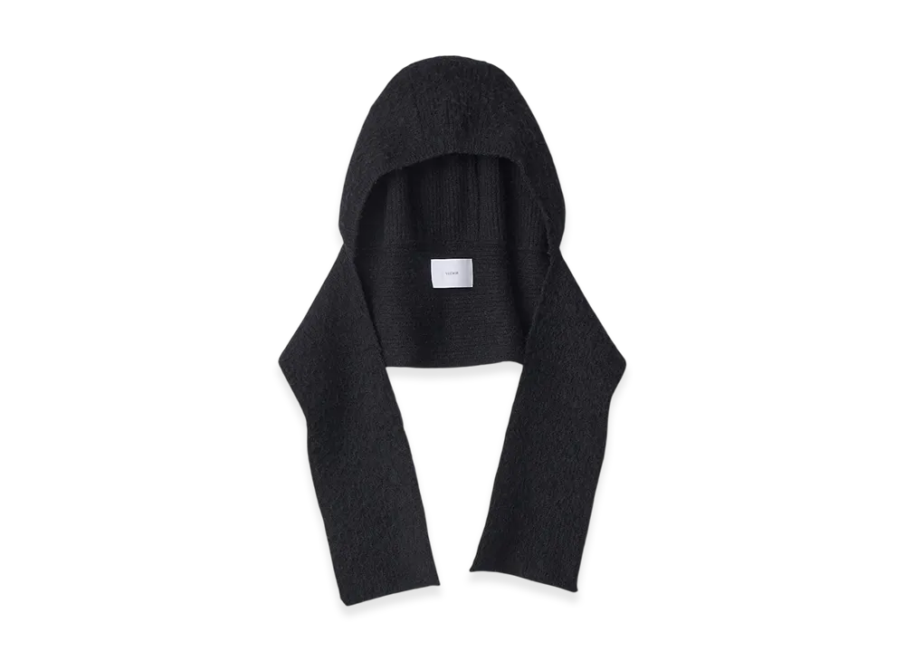 ssstein Wool/Alpaca Milled Knit Balaclava "Black"