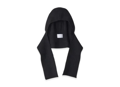 ssstein Wool/Alpaca Milled Knit Balaclava "Black"