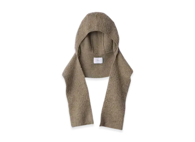 ssstein Wool/Alpaca Milled Knit Balaclava "Beige"