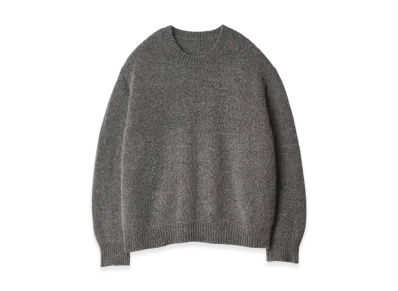 ssstein Cashmere/Sable Tweed Knit Crew Neck LS "Grey"