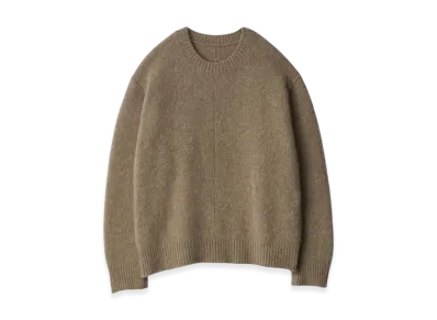 ssstein Cashmere/Sable Tweed Knit Crew Neck LS "Beige"