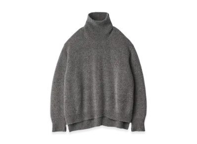 ssstein Cashmere/Sable Tweed Knit Turtle Neck LS "Grey"