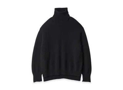 ssstein Cashmere/Sable Tweed Knit Turtle Neck LS "Black"
