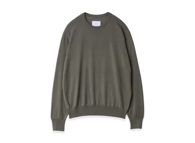 ssstein Wool/Silk Knit Crew Neck LS "Taupe"