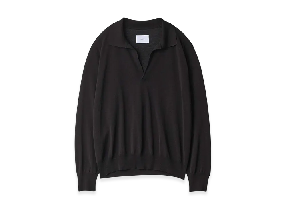 ssstein Wool/Silk Knit Skipper LS "Black"