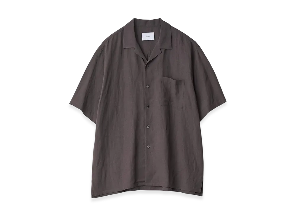 ssstein Rayon/Linen Oversized SS Shirt "Charcoal"