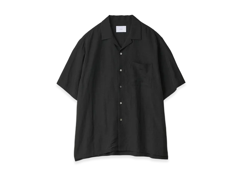 ssstein Rayon/Linen Oversized SS Shirt "Black"