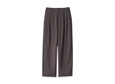 ssstein Rayon/Linen Wide Easy Trousers "Charcoal"