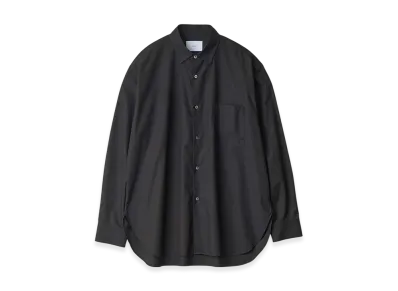 ssstein Suvin Cotton Oversized Down Pat Shirt "Black"