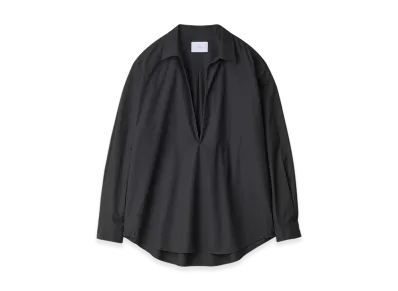 ssstein Suvin Cotton Oversized Skipper Shirt "Black"