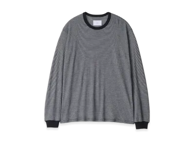 ssstein Fine Wool Oversized Long Sleeve Tee "Stripe"