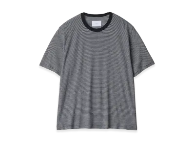 ssstein Fine Wool Oversized Short Sleeve Tee "Stripe"
