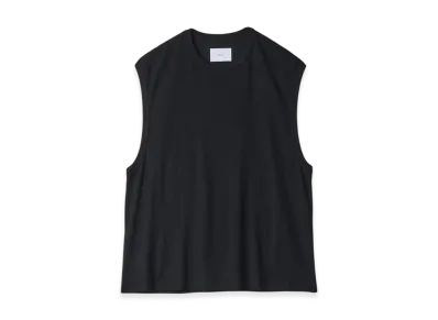 ssstein Fine Wool Oversized No Sleeve Tee "Black"