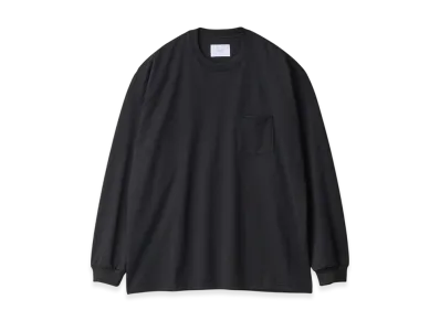 ssstein Oversized Long Sleeve Pocket Tee "Black"