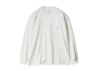ssstein Oversized Long Sleeve Pocket Tee "White"