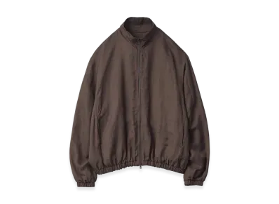 ssstein VIS/LI Twill Shirred Light Zip Jacket "Khaki"