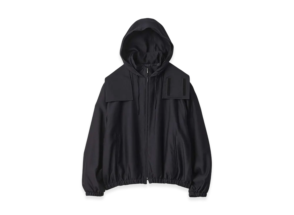 ssstein W/R/SI Double Weave Hooded Jacket "Dark Navy"