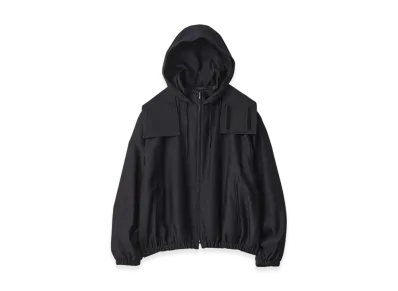 ssstein W/R/SI Double Weave Hooded Jacket "Dark Navy"