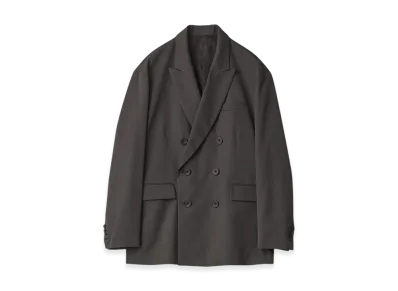 ssstein Oversized Double Breasted Jacket "Grey Khaki"