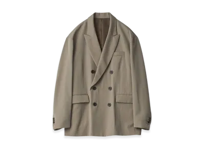 ssstein Oversized Double Breasted Jacket "Taupe Beige"