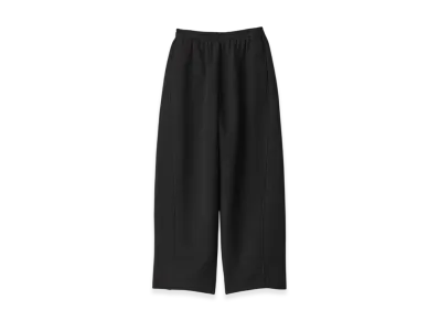 ssstein Cotton Double Knit Twist Seam Pants "Black"