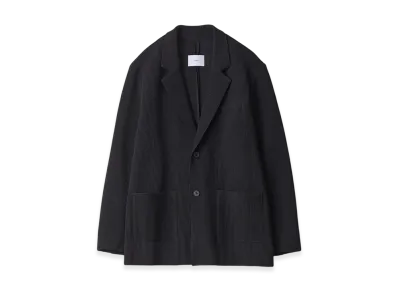 ssstein Gradation Pleats Single Breasted Jacket "Black"