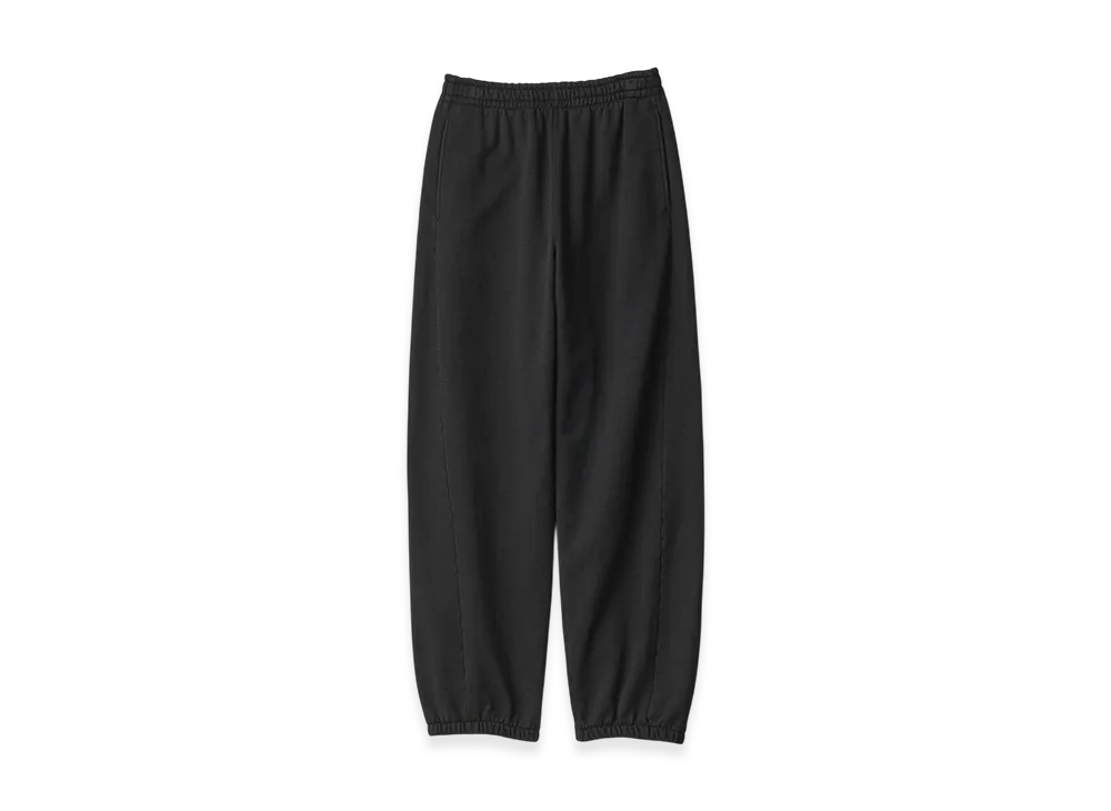 ssstein Untwisted Yarn Fade Sweat Twist Seam Pants "Black"