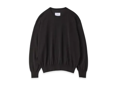 ssstein Wool Silk Knit Tucked LS "Black"