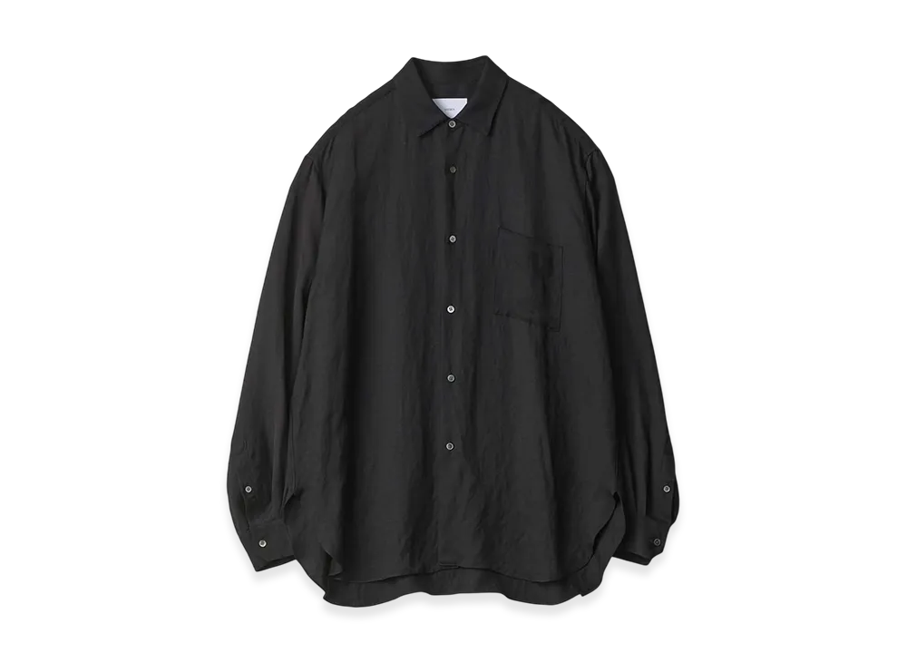 ssstein Vis/Li Twill Oversized LS Shirt "Black"