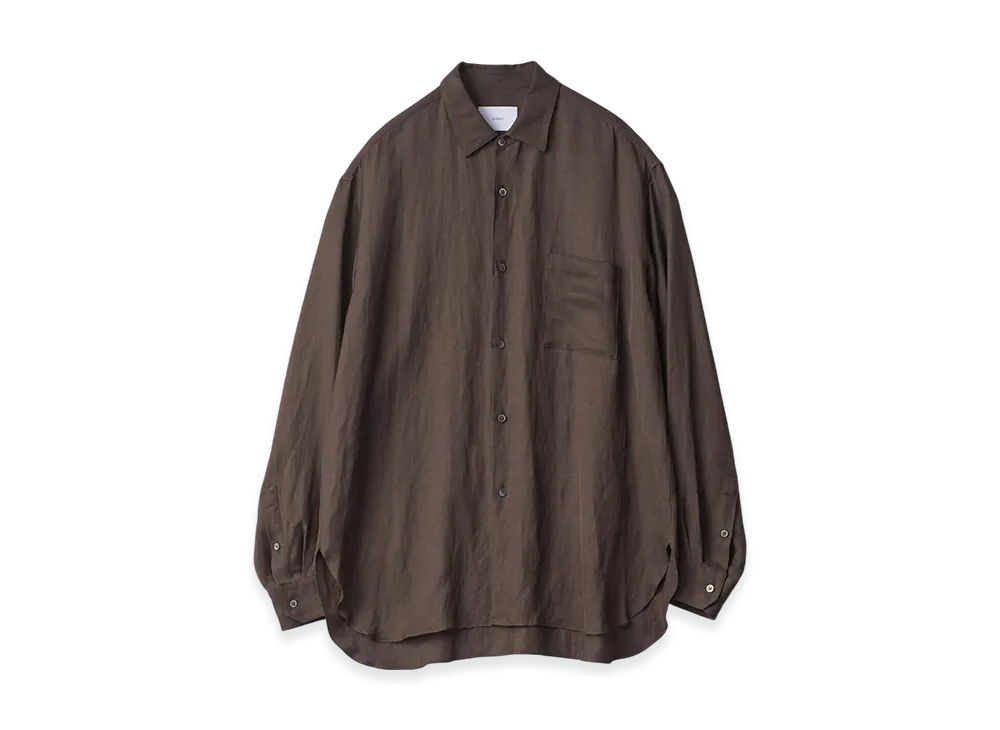 ssstein Vis/Li Twill Oversized LS Shirt "Khaki"