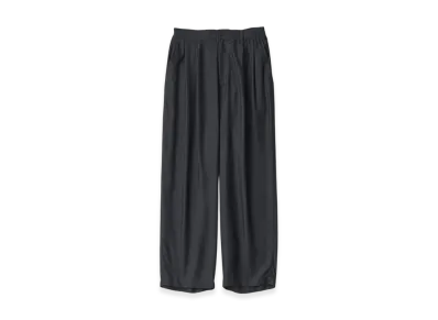 ssstein Cupro Twill Wide Easy Trousers "Black"