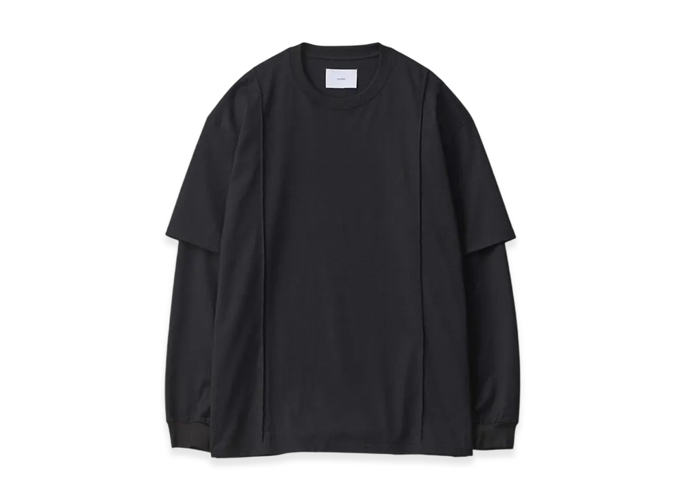 ssstein Oversized Layered Sleeve Tee "Black"