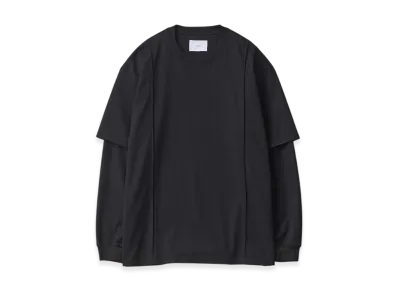 ssstein Oversized Layered Sleeve Tee "Black"