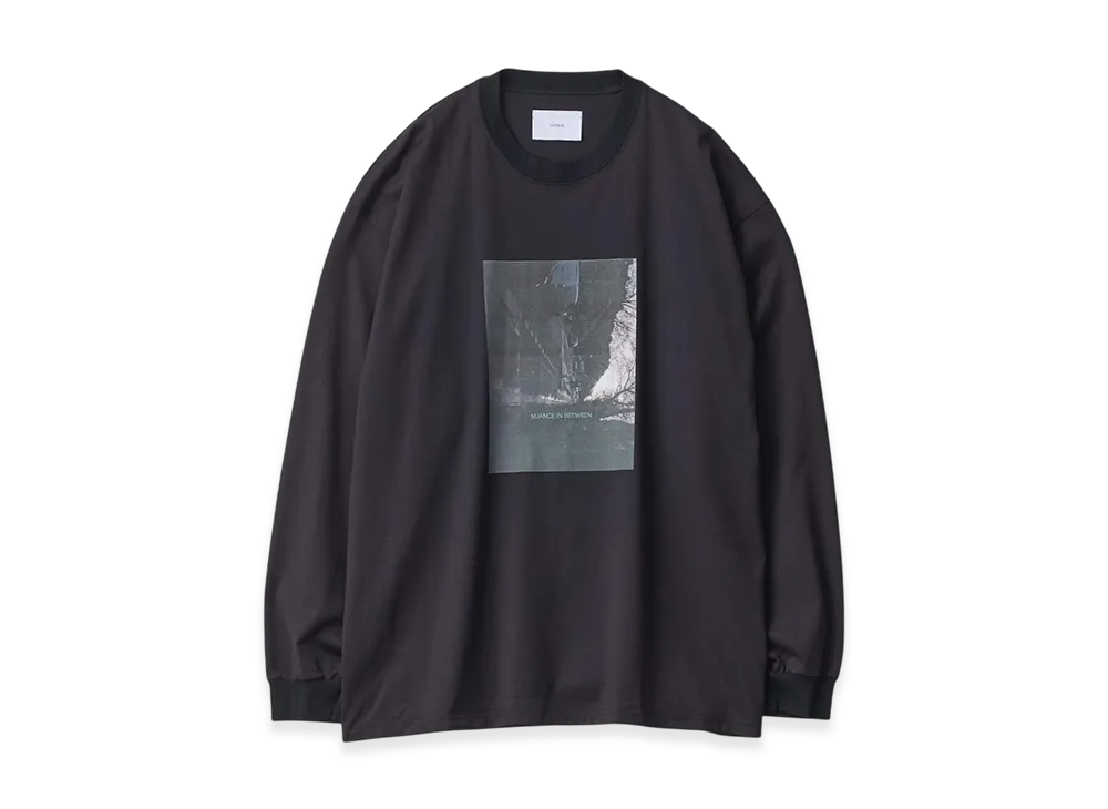 ssstein Oversized Long Sleeve Tee -Nuance- "Dark Navy"