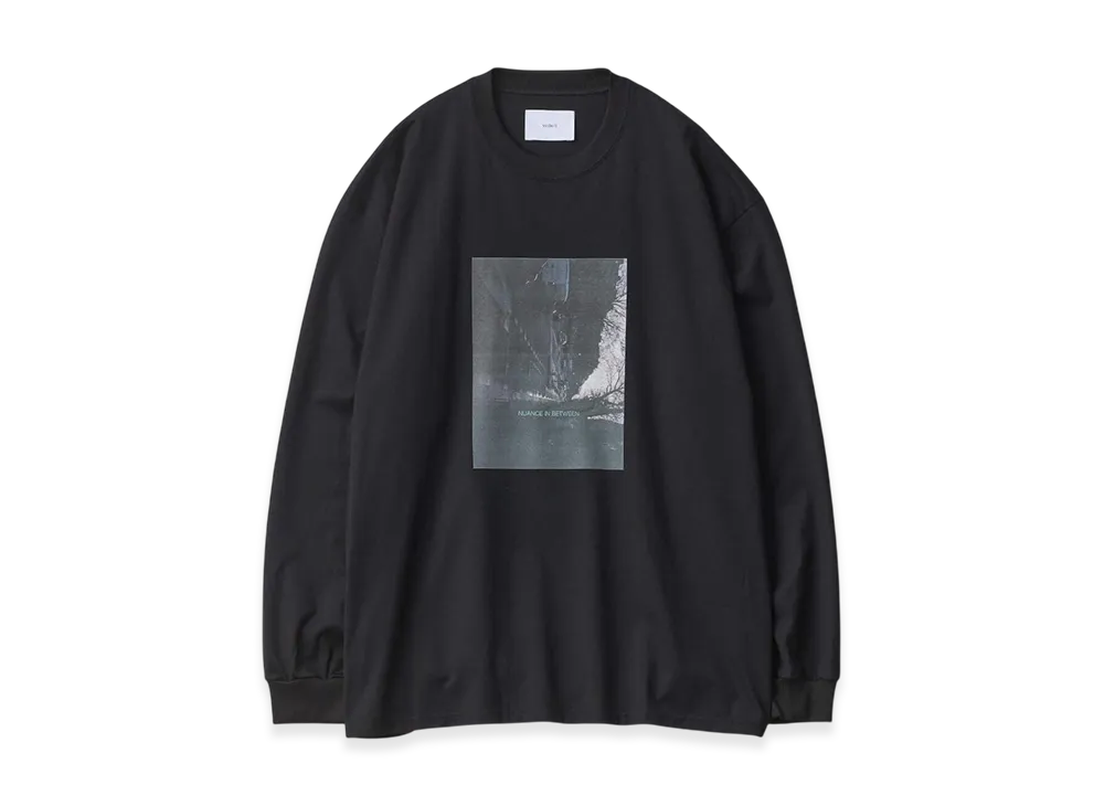 ssstein Oversized Long Sleeve Tee -Nuance- "Black"