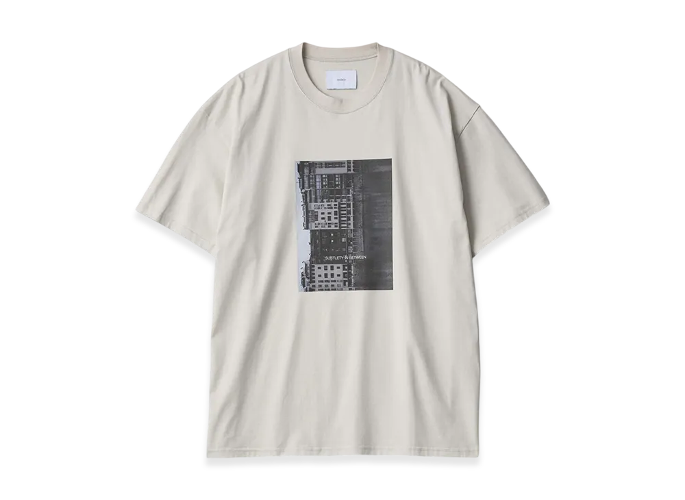 ssstein Oversized Print Tee -Subtlety- (Marcerized) "Beige"