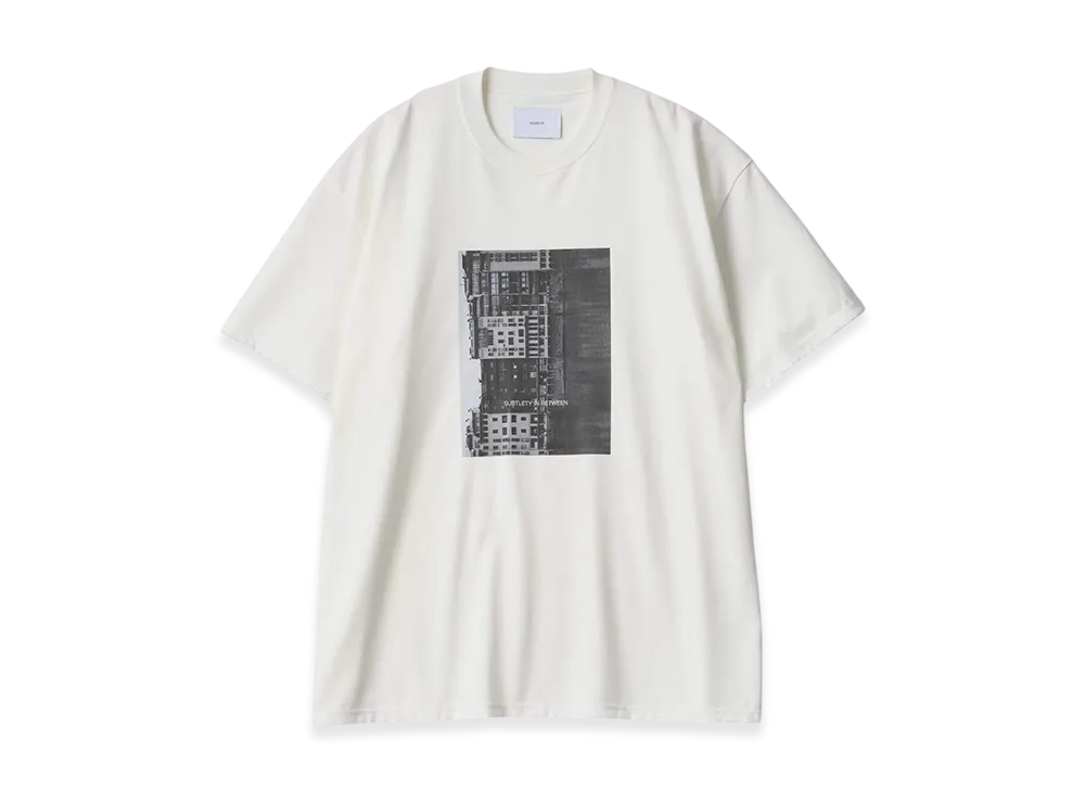ssstein Oversized Print Tee -Subtlety- (Supima) "White"