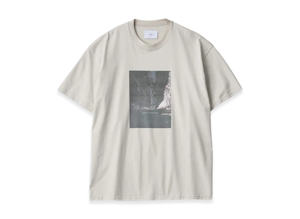 ssstein Oversized Print Tee -Nuance- (Marcerized) "Beige"