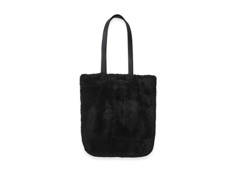 ssstein Acrylic Fur Tote Bag "Black"