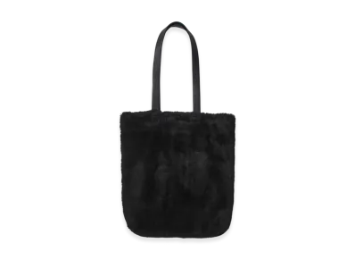 ssstein Acrylic Fur Tote Bag "Black"