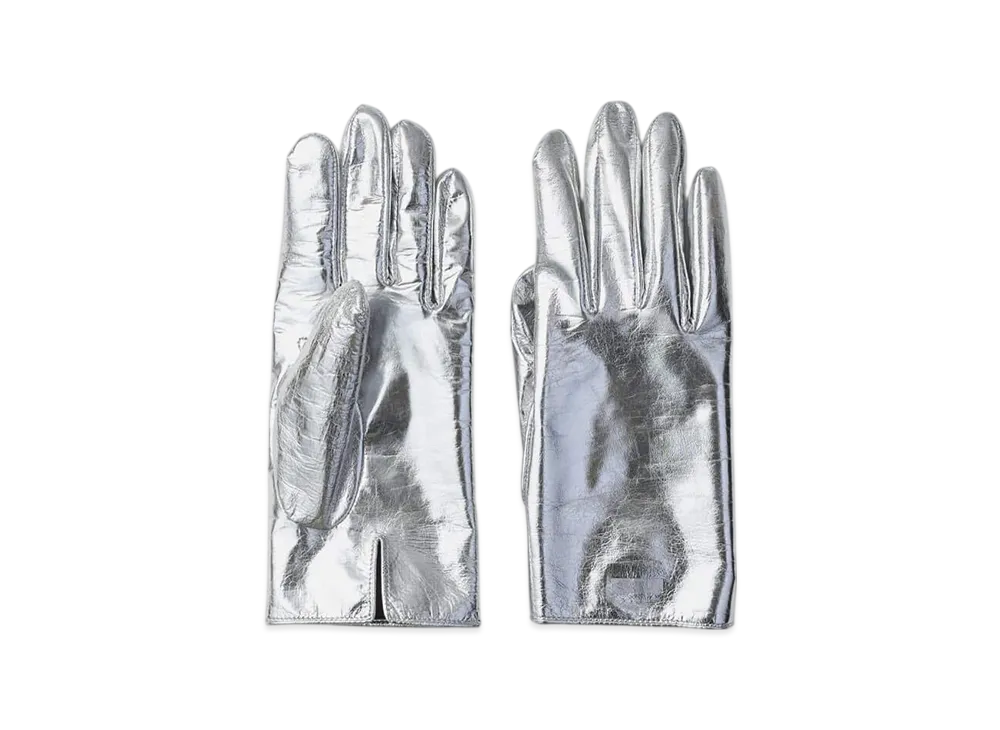 ssstein Leather Glove "Silver"