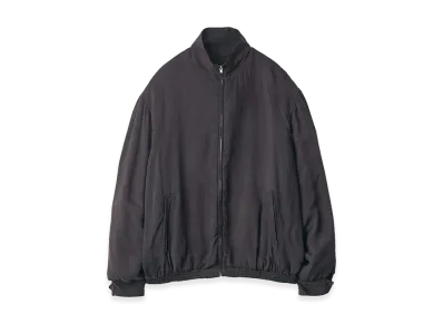 ssstein Cupro Fibril Vintage Zip Jacket "Black"